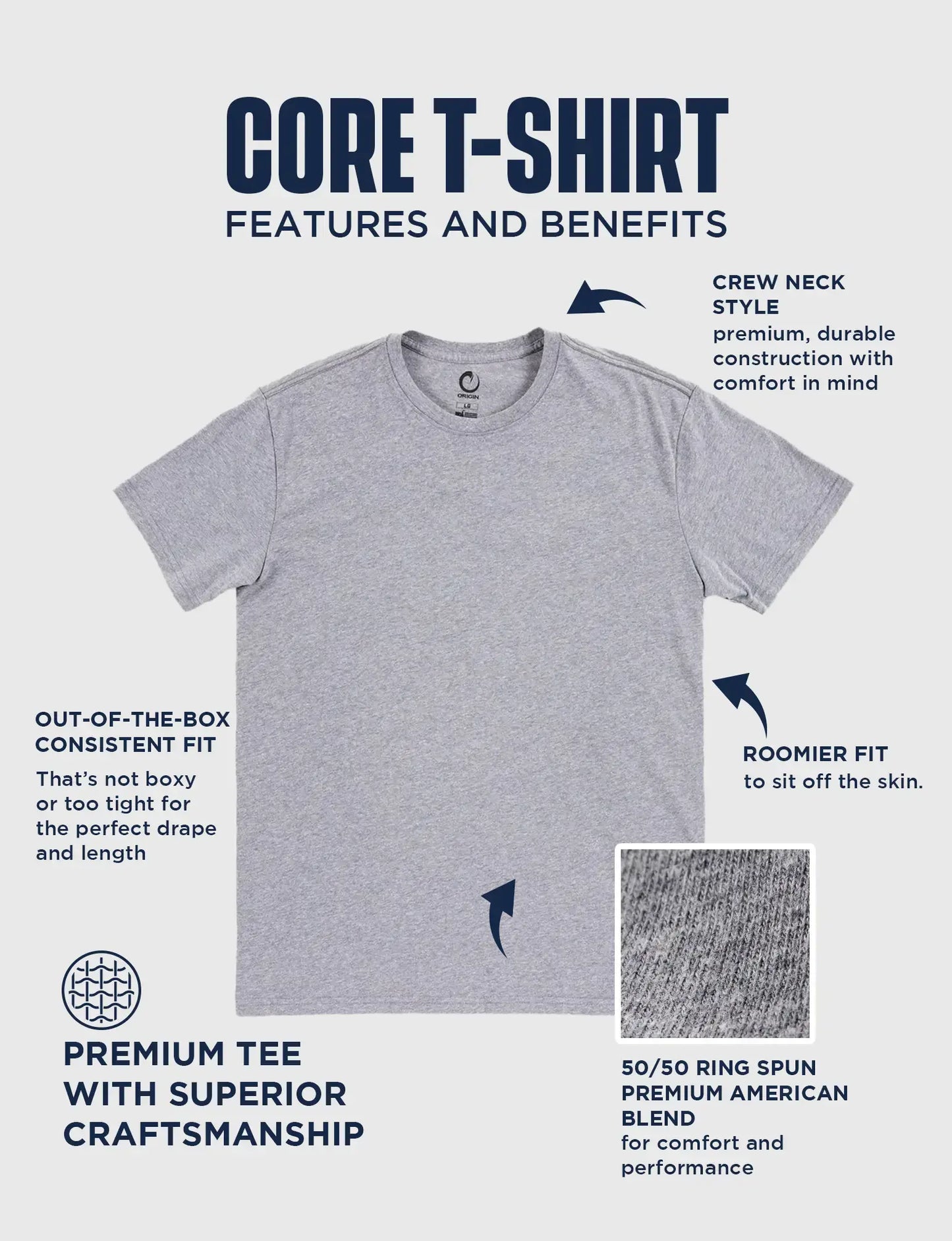 Men’s Solid Casual T-Shirt