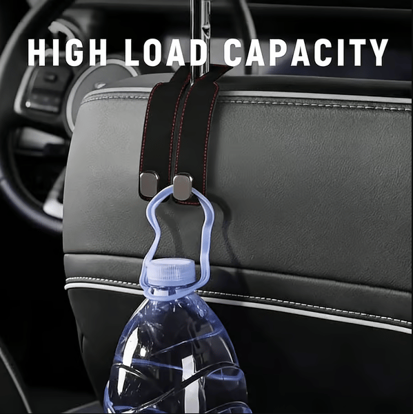 Car Seat Back Hook — Double Hook Organizer for Handbags, Groceries & Coats