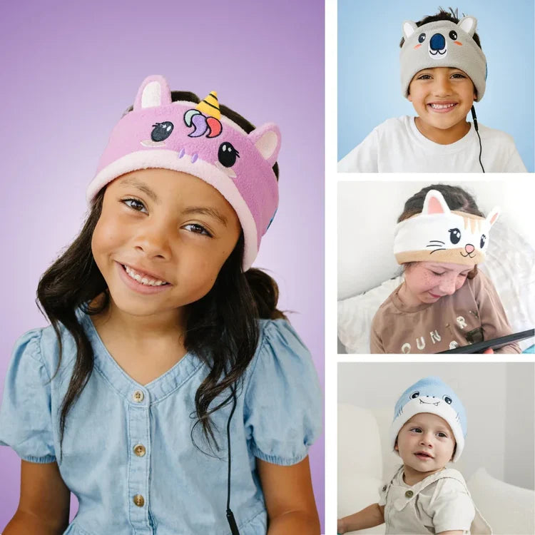 Kids Bluetooth Animal Headphones — Soft, Comfy & Stays On Top