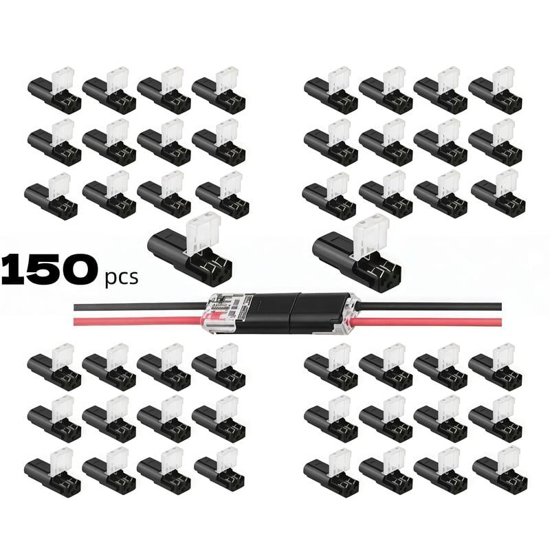 Lever Wire Connectors 2 Pin 20 PCS – Quick Splicing Electrical Terminal Block for DIY Home Wiring