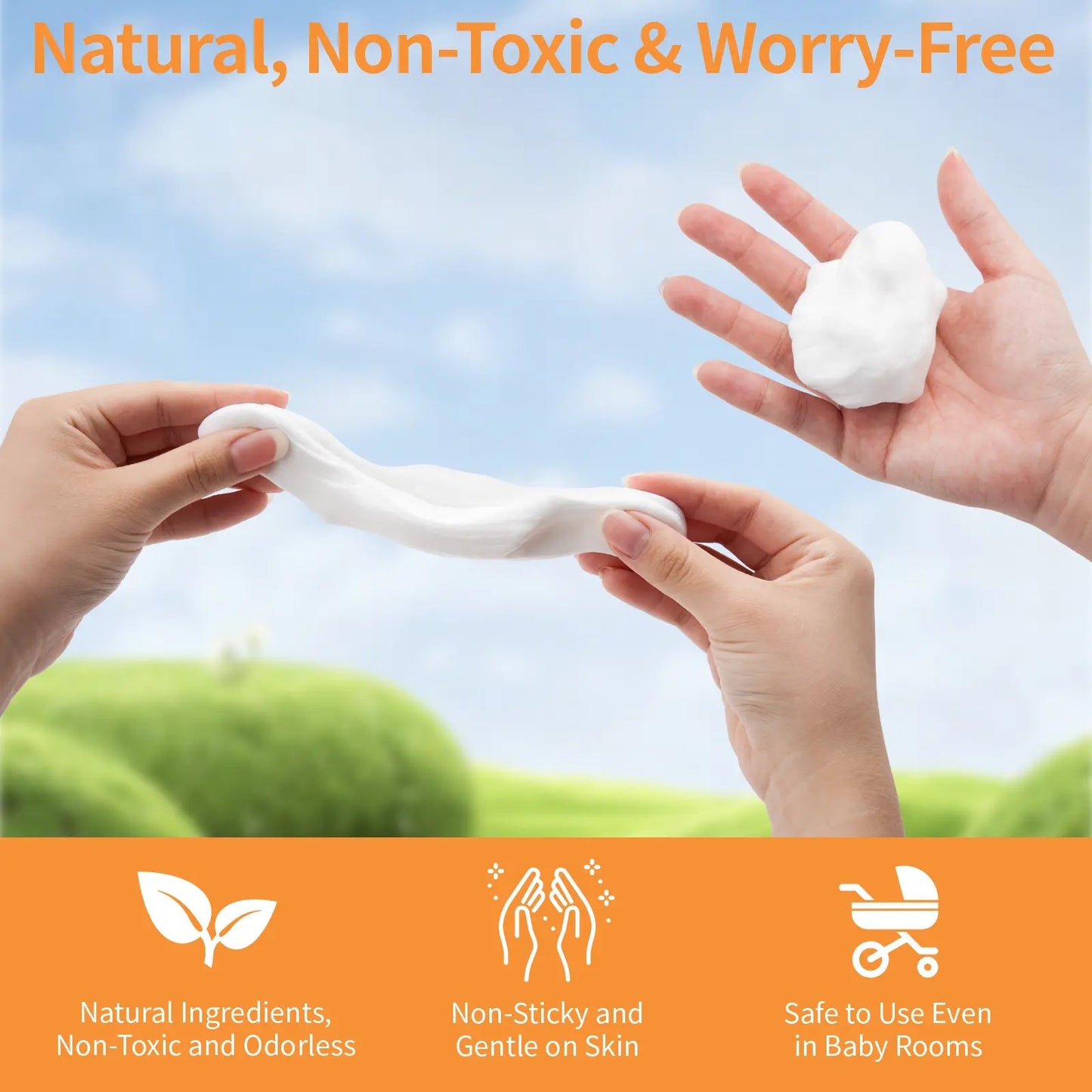 ✨10Pcs Professional Sealant Clay - Waterproof & Anti-Insect Wall Hole Filler Mud