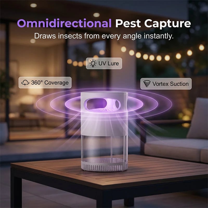 UV Mosquito Killer Lamp – Silent, Chemical-Free, USB Powered, Indoor & Outdoor