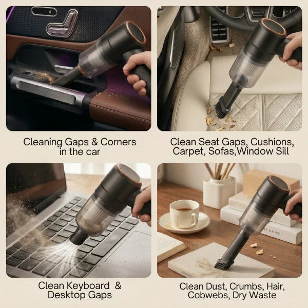 Cordless | High-Speed Vacuum Cleaner | Portable for Travel