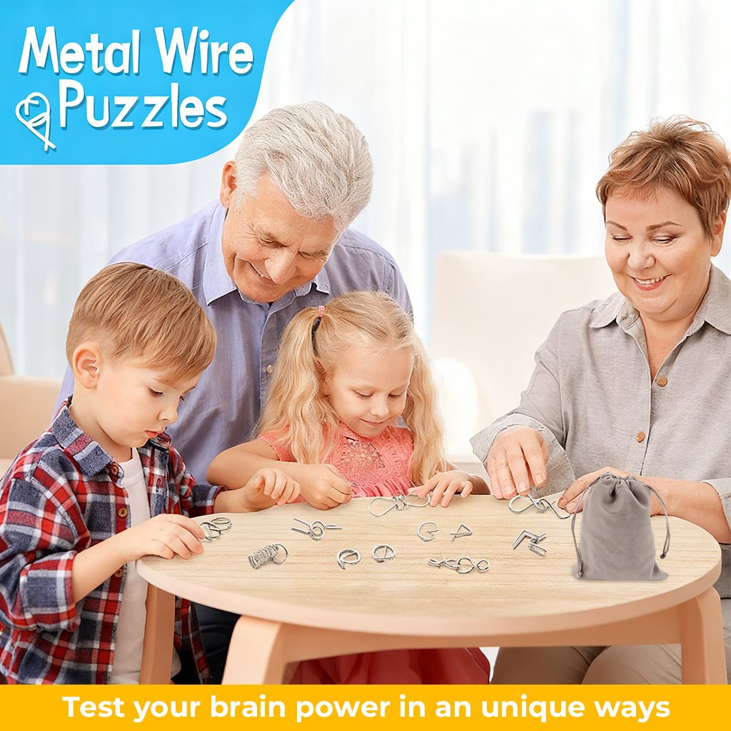 The Best  Gift🎁 Metal Montessori Puzzle Solving