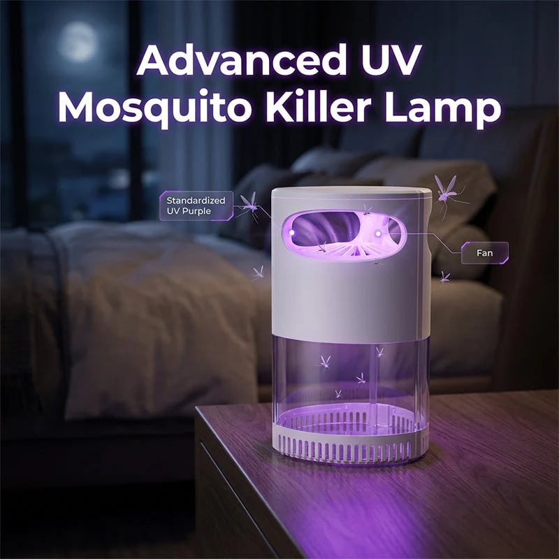 UV Mosquito Killer Lamp – Silent, Chemical-Free, USB Powered, Indoor & Outdoor