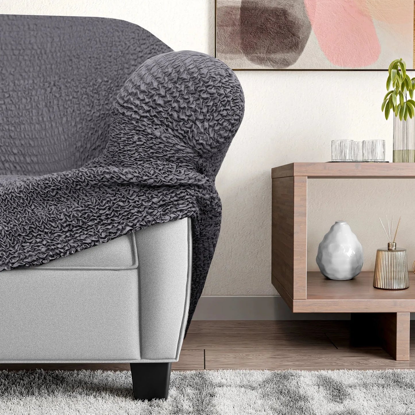 🔥Free shipping on a single item! 🔥Sofa 3 Seater Slipcover, Comfort Collection