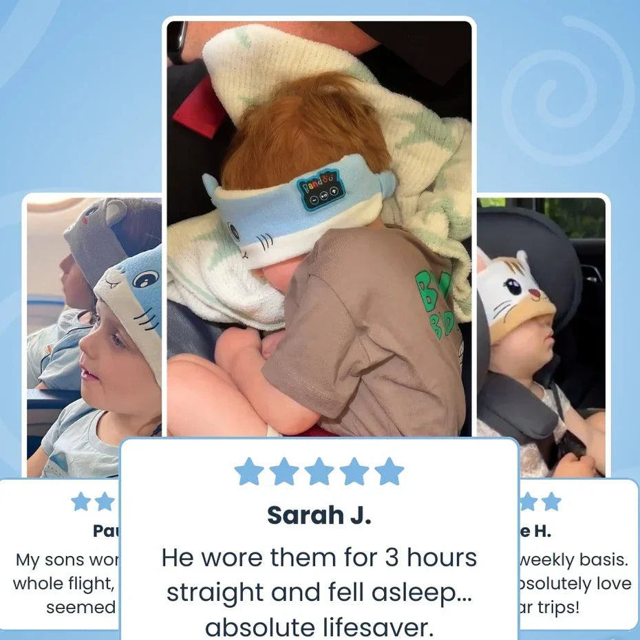 Kids Bluetooth Animal Headphones — Soft, Comfy & Stays On Top