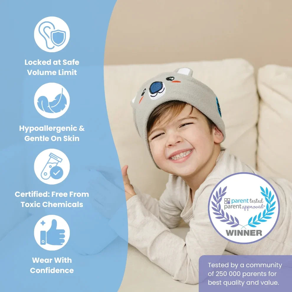 Kids Bluetooth Animal Headphones — Soft, Comfy & Stays On Top