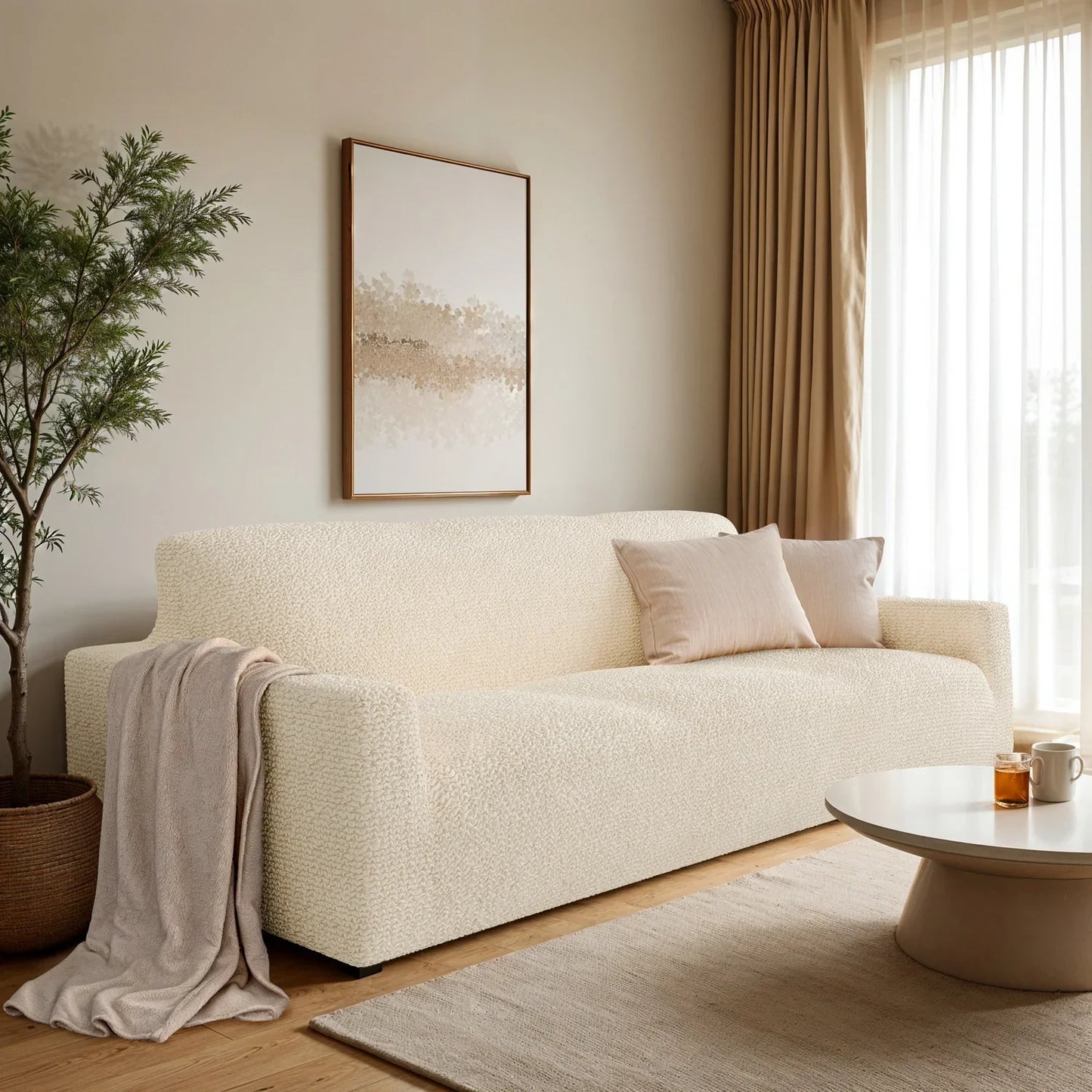 🔥Free shipping on a single item! 🔥Sofa 3 Seater Slipcover, Comfort Collection