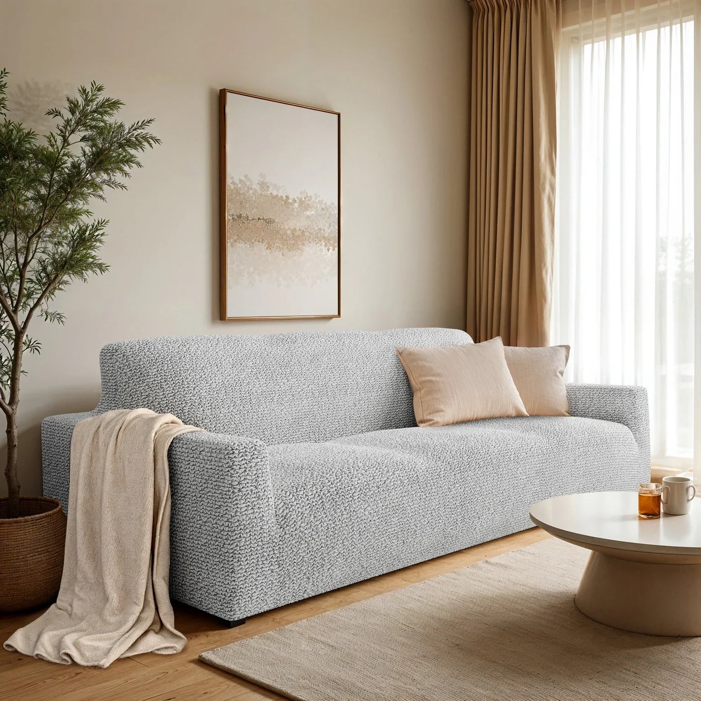 🔥Free shipping on a single item! 🔥Sofa 3 Seater Slipcover, Comfort Collection