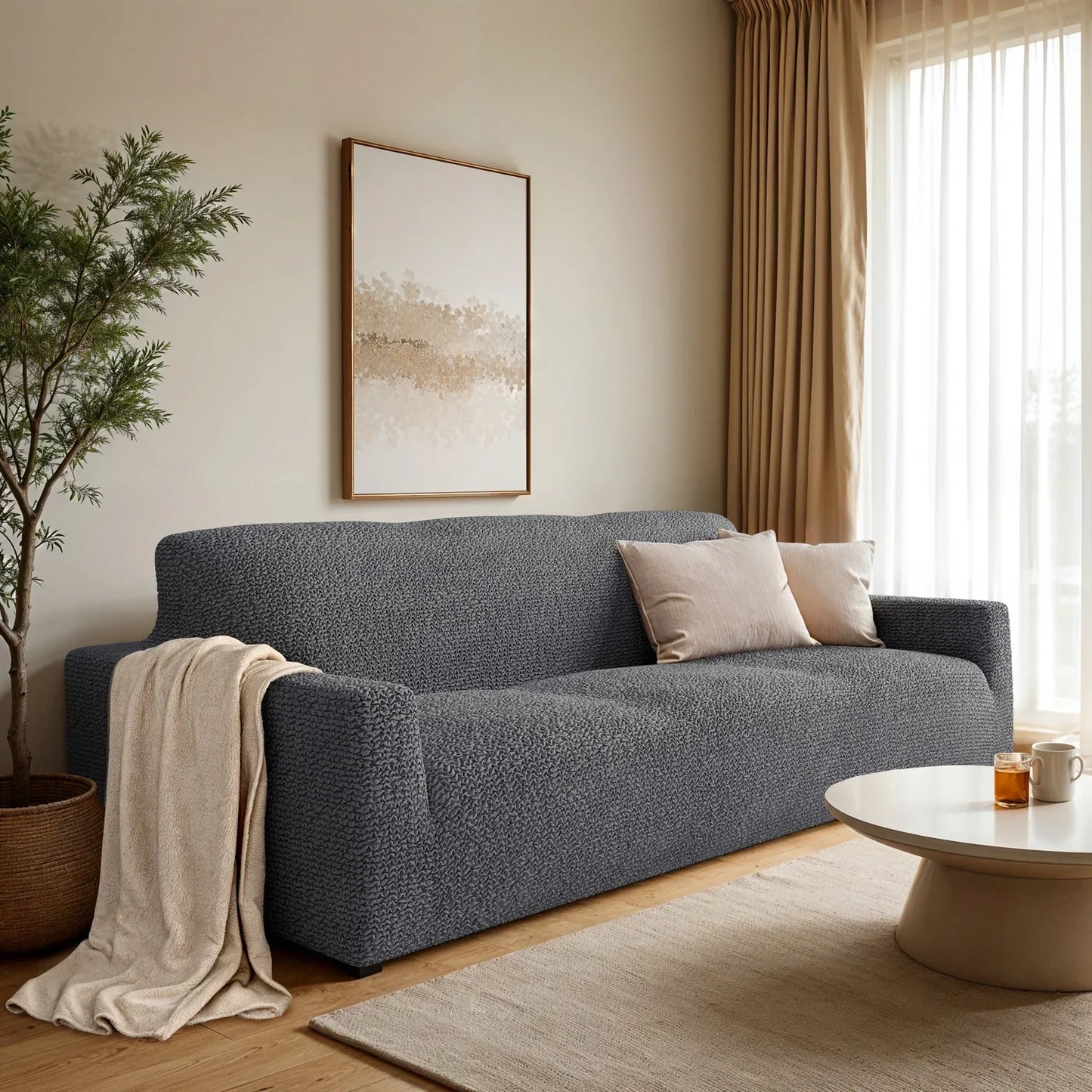 🔥Free shipping on a single item! 🔥Sofa 3 Seater Slipcover, Comfort Collection