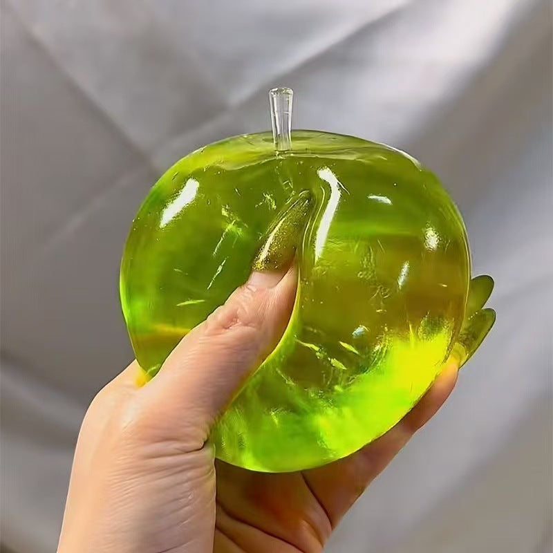 Zero Bounce Green Apple Squish Toy – Stress Relief Fidget Gift