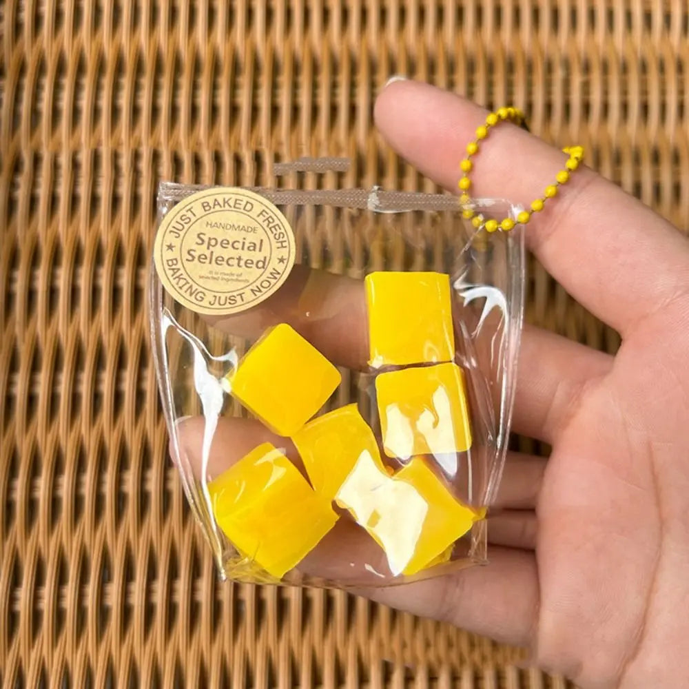 Kawaii Fruit Mochi Squishy – Ultra-Soft Slow Rise Stress Relief Keychain Toy