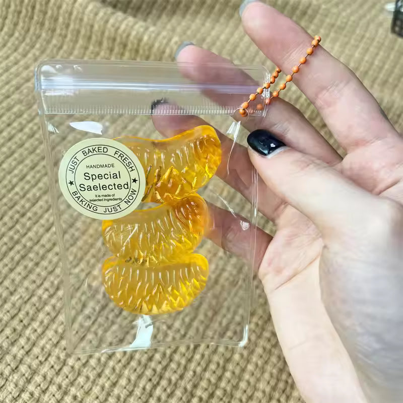 Kawaii Fruit Mochi Squishy – Ultra-Soft Slow Rise Stress Relief Keychain Toy