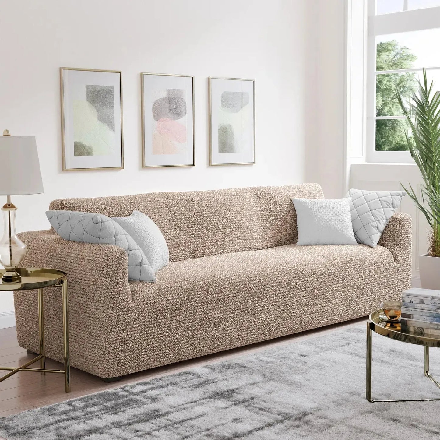 🔥Free shipping on a single item! 🔥Sofa 3 Seater Slipcover, Comfort Collection