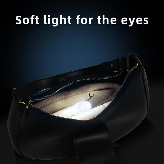 Touch-Sensing LED Purse Light – Heart Shape Rechargeable Bag Light