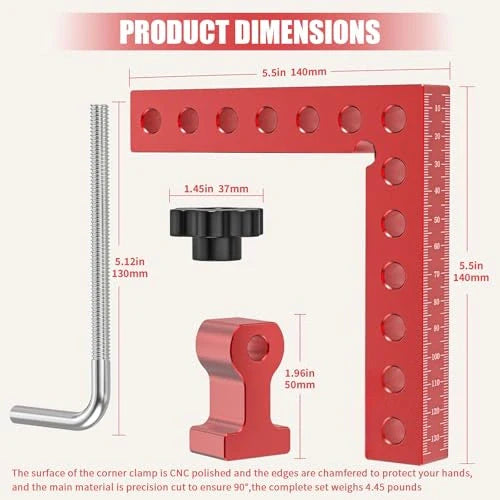 90 Degree Aluminum Corner Clamps