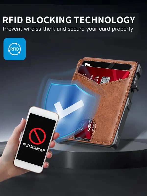 Slim Pop-Up Wallet for Men