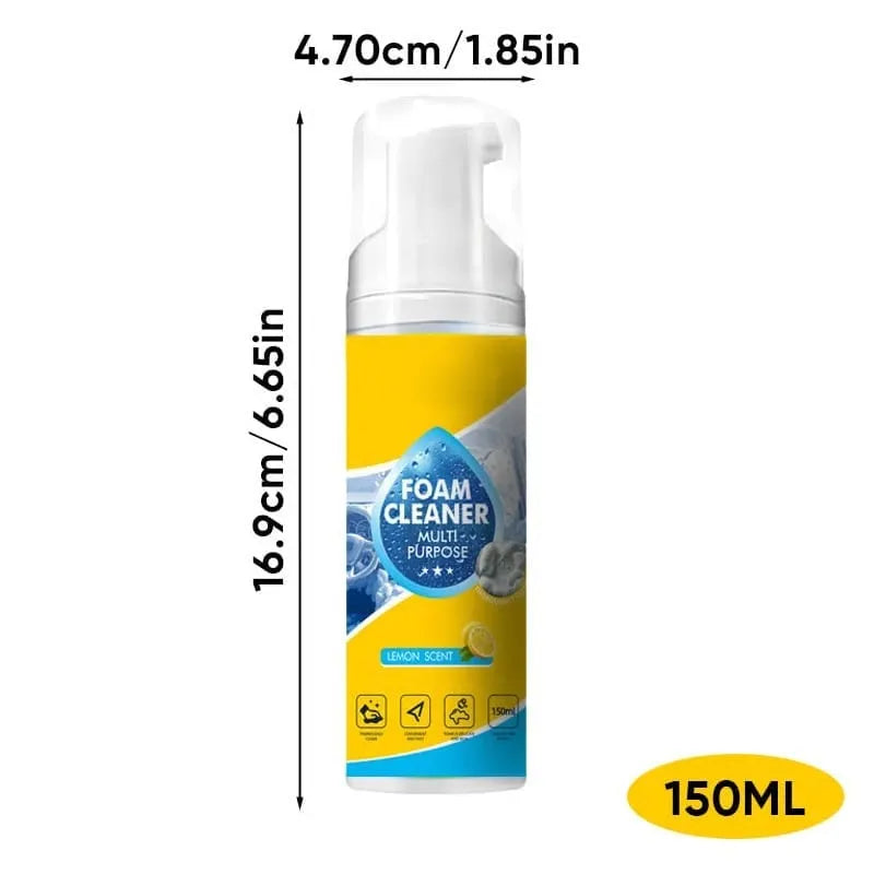 Multi-Purpose No-Rinse Foam Cleaner – Spray, Wipe, Done