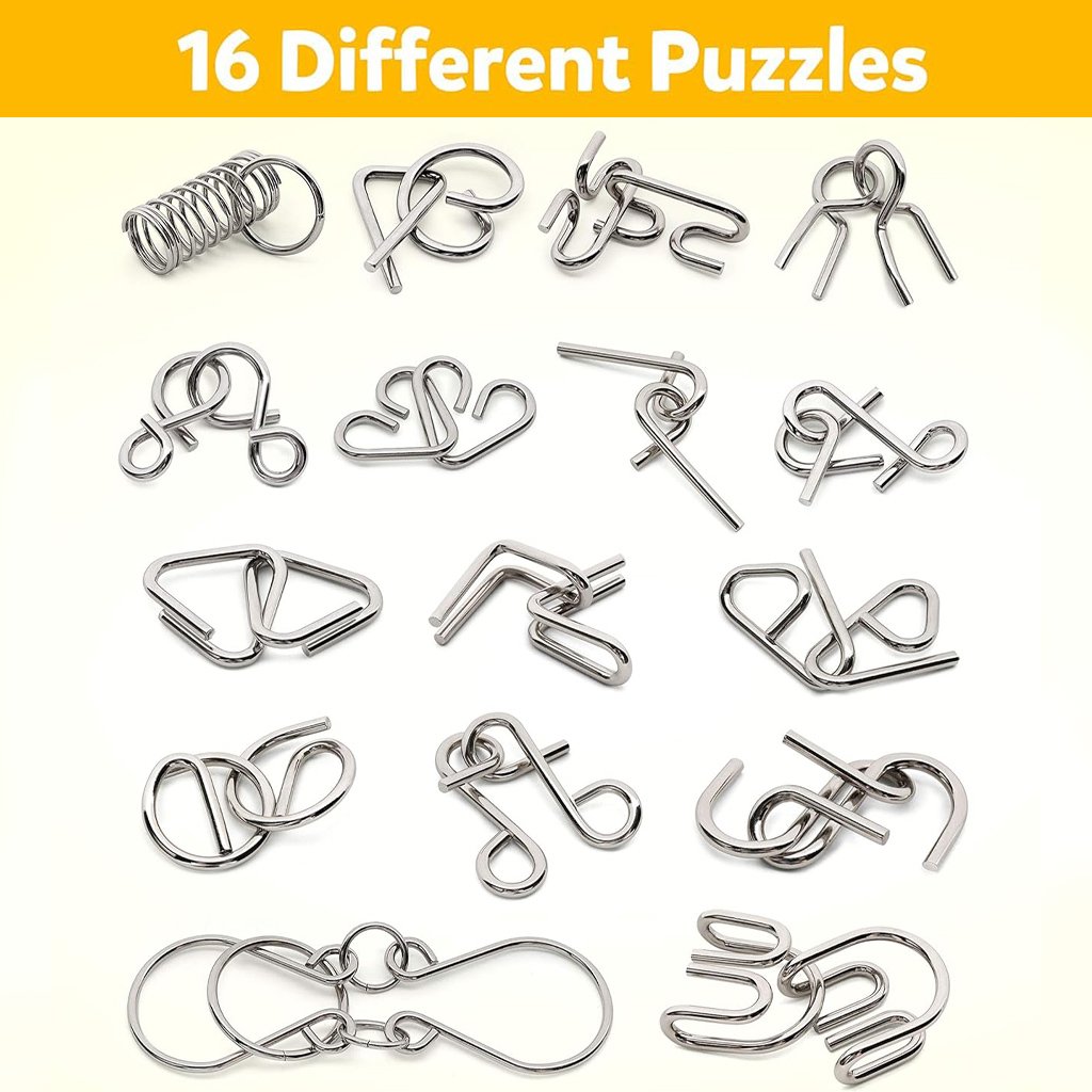The Best  Gift🎁 Metal Montessori Puzzle Solving