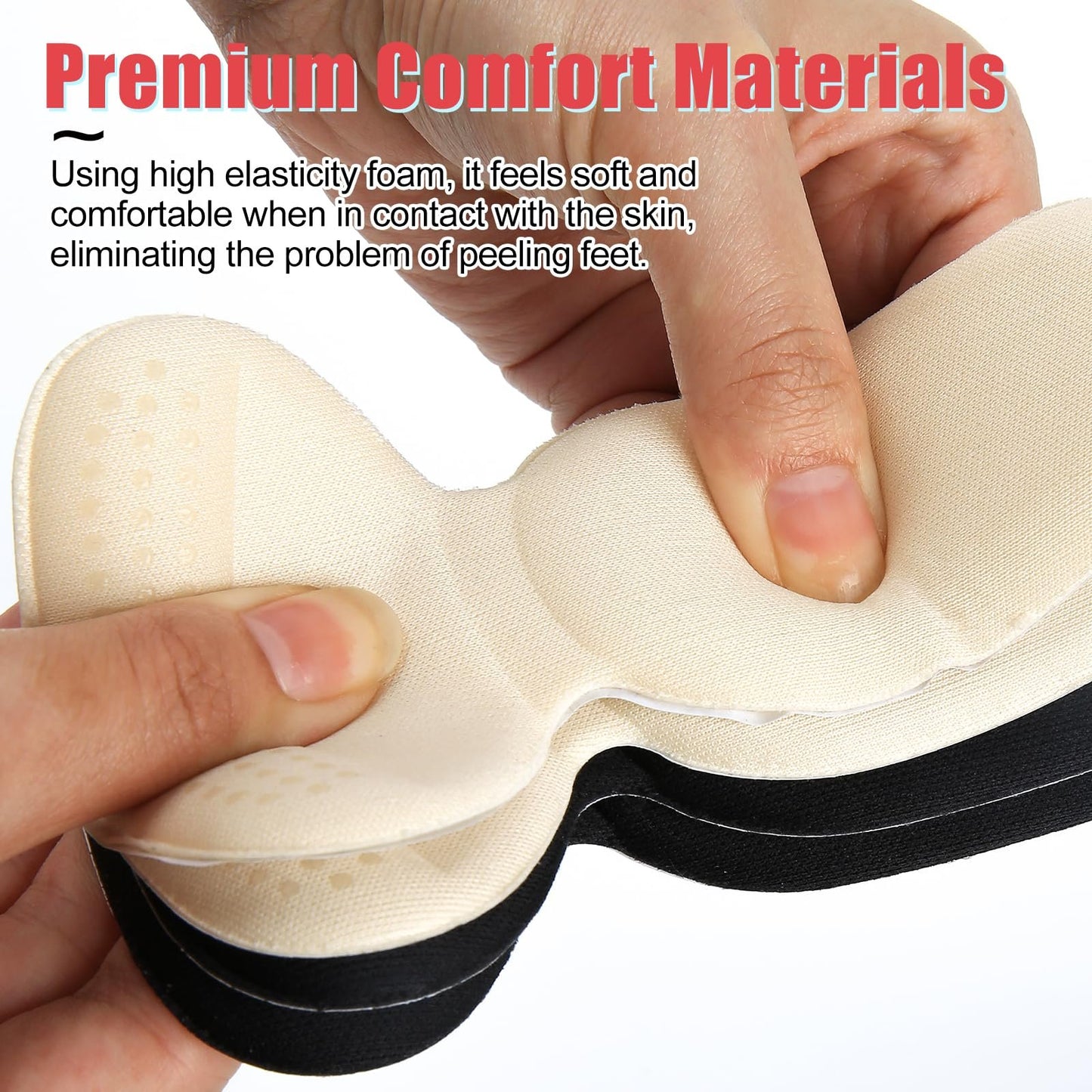Anti-Slip Heel Liners  4 PCS
