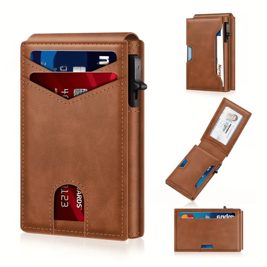 Slim Pop-Up Wallet for Men