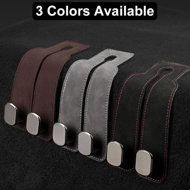Car Seat Back Hook — Double Hook Organizer for Handbags, Groceries & Coats