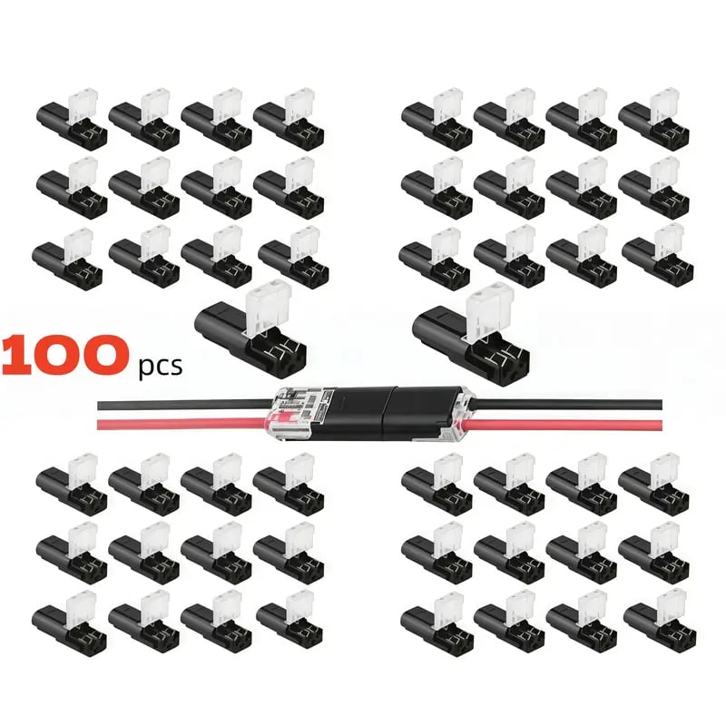 Lever Wire Connectors 2 Pin 20 PCS – Quick Splicing Electrical Terminal Block for DIY Home Wiring
