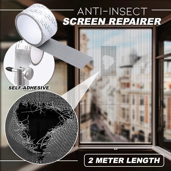 Strong Adhesive Screen Repair Tape – For Window, Door, RV & Tent