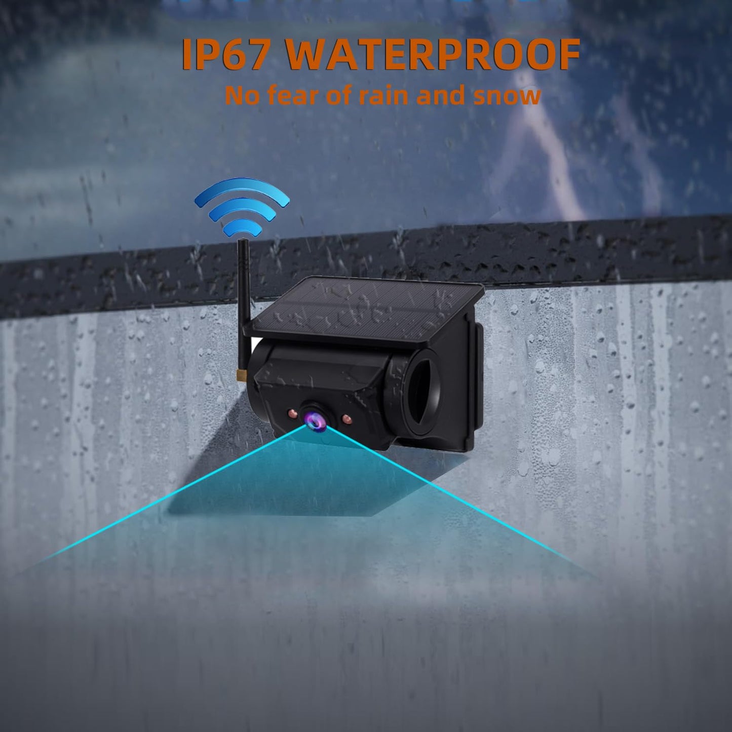 🔥Free shipping on a single item! 🔥Magnetic Solar Wireless Backup Camera