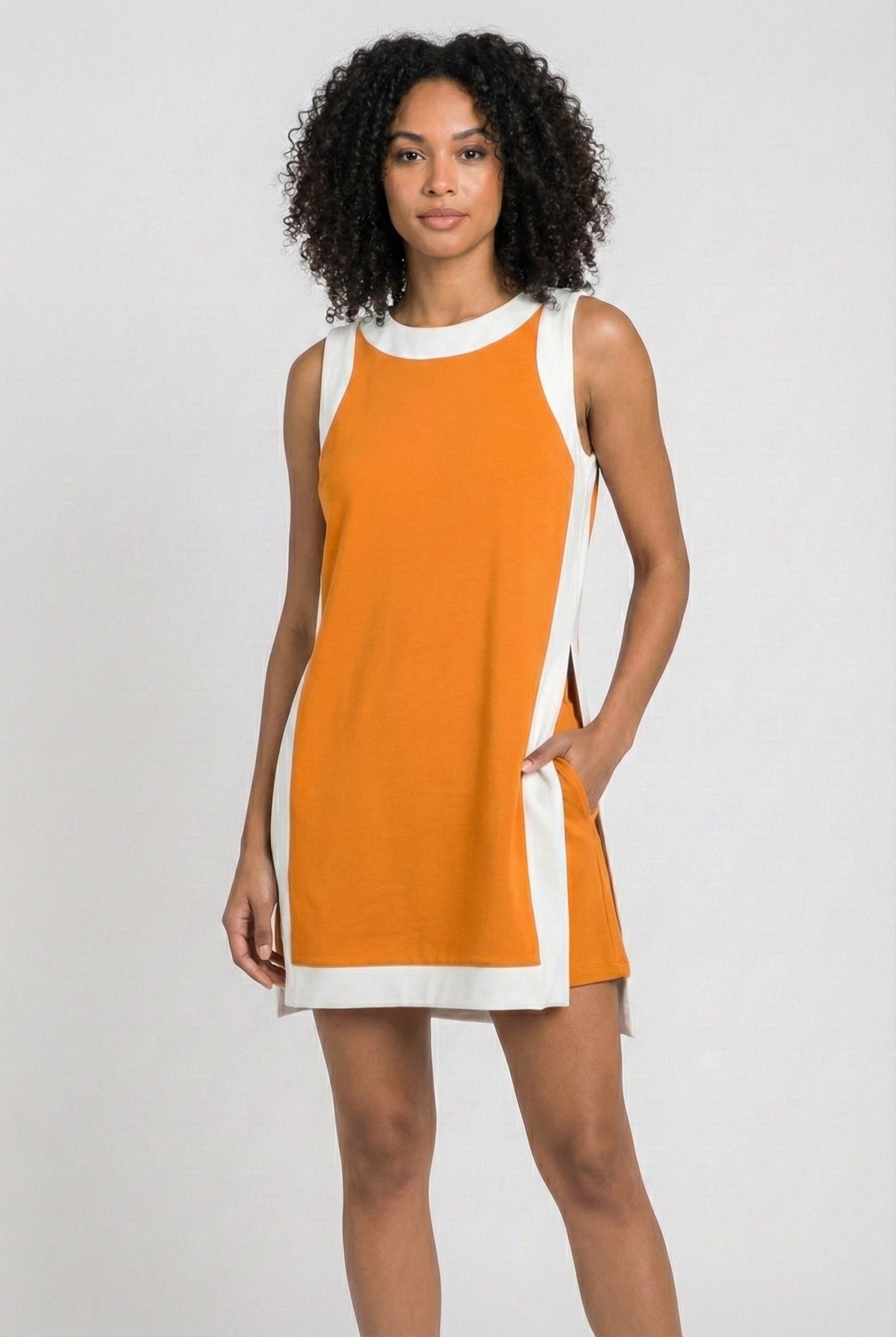 Two-Piece Open-Front Top & Shorts Set