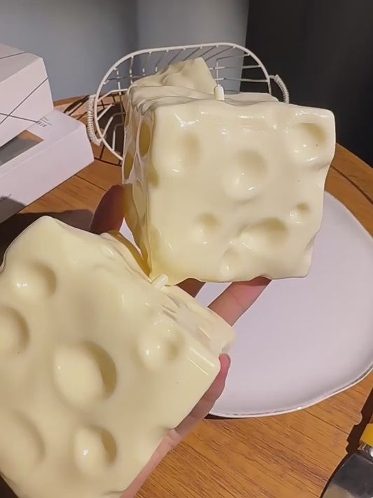 Crunchy Cheese Squishy – Zero Bounce Moldable Fidget Toy