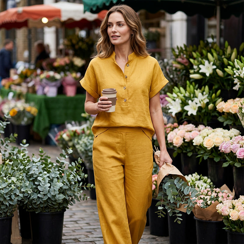 ✨2026 New Arrivals 50% OFF💥Women’s Solid Color 2-Piece Set – Casual, Comfortable, Versatile 👖