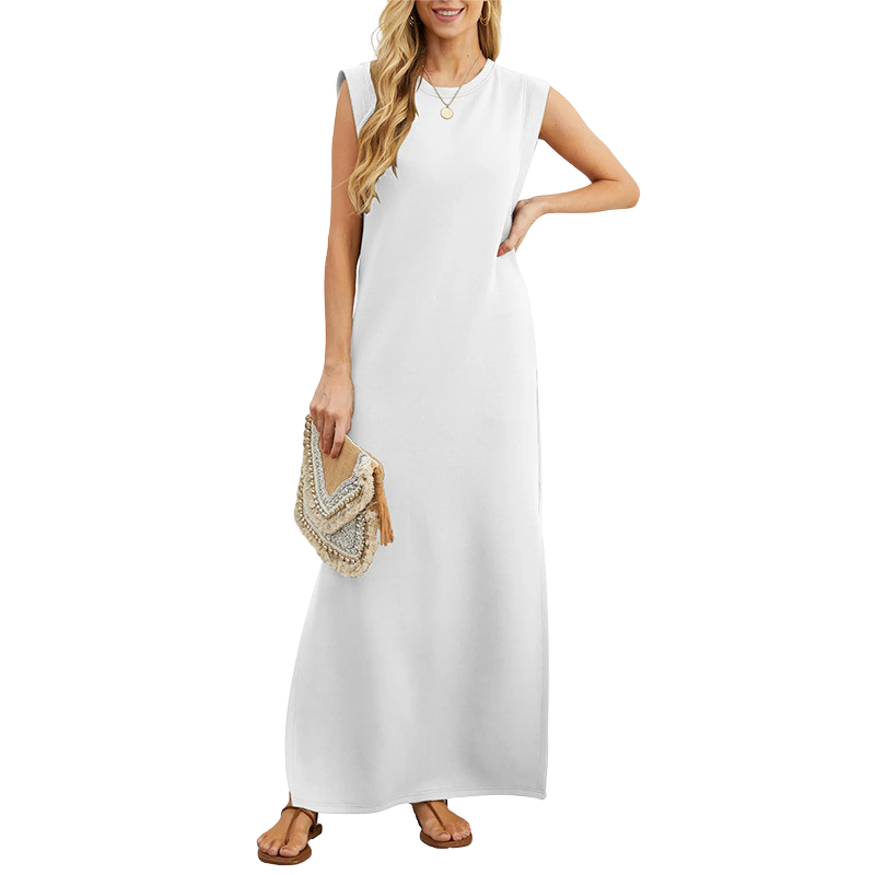 ✨Lucia – Classic Loose Sleeveless Beach Maxi Dress
